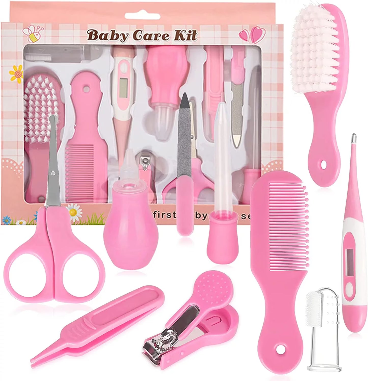 10-Piece Portable Baby Grooming Kit for Newborns and Toddlers, Baby Care Kit
