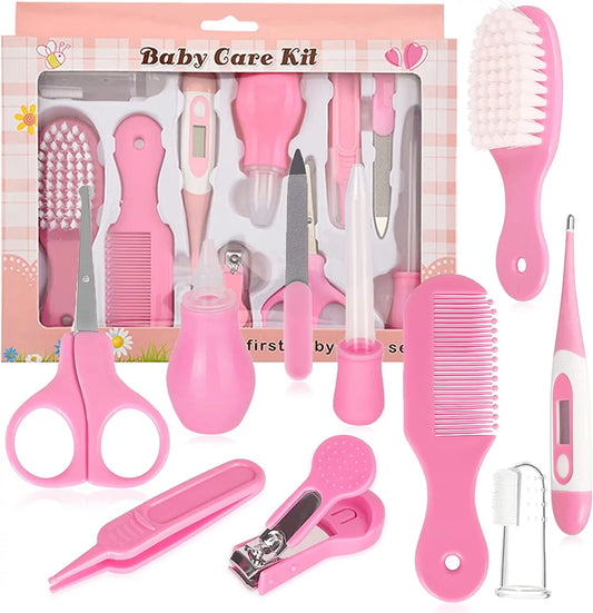 10-Piece Portable Baby Grooming Kit for Newborns and Toddlers, Baby Care Kit