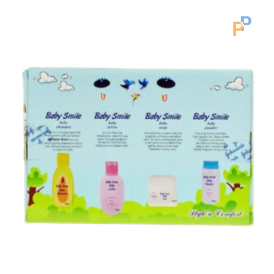 Johnson’s Baby Gift Set – Newborn Care Pack with Lotion, Powder, Shampoo, Soap & Cotton Buds