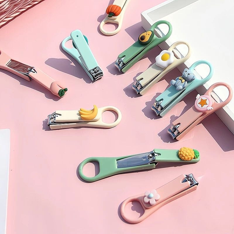 Cute cartoon bear design on HERCULES BEAR baby nail clippers making grooming fun for infants and toddlers