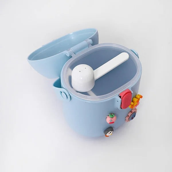 SmartBaby Milk Container – Portable Baby Formula Dispenser (Bronze & Sky Blue)