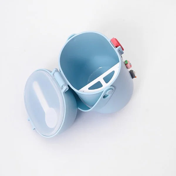 SmartBaby Milk Container – Portable Baby Formula Dispenser (Bronze & Sky Blue)